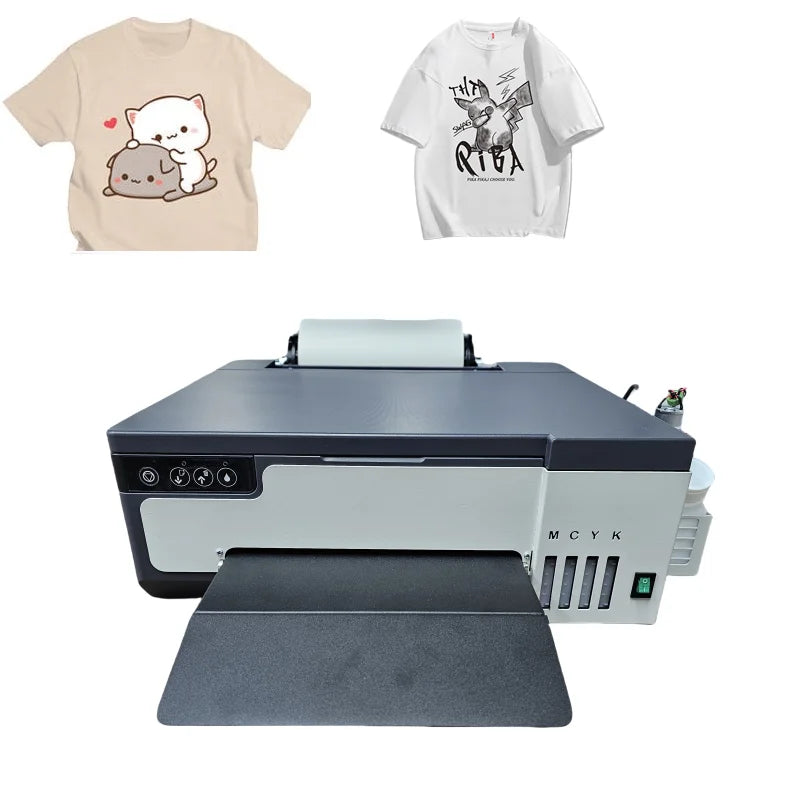 Tshirt Printing Machine L8050 DTF Printer A4 DTF Clothes Printer for Small Business