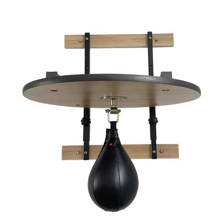 Kick Boxing Equipment Wood Platform Adjustable Speed Punching Bags Training Ball Boxing Speed Bag Platform Commercial