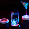 Led Coasters for Drinks Party Bar Favor LED Glowing Coaster Gravity Switch Drink Light Battery Light up Coaster