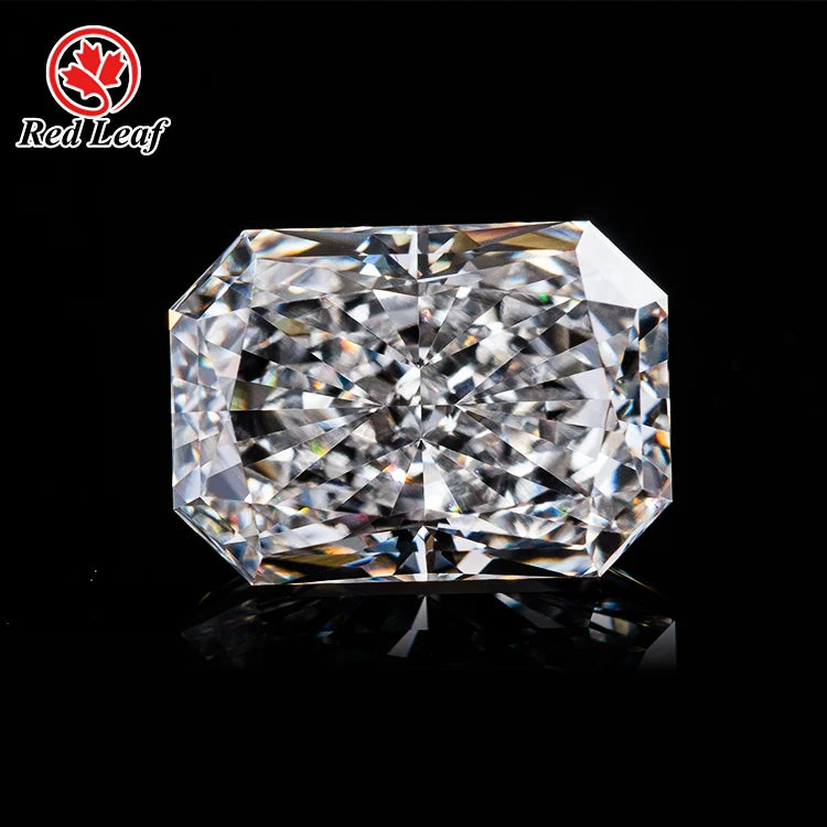 Redleaf Wholesale 10CT 11CT Large-size Lab Diamond IGI Certificate DE VVS CVD Radiant Cut Diamond Lab Grown Diamond