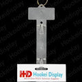 Hookei Hanging Merchandise Clips Strips Injection Supermarket PVC Plastic Clips Stripss for Retail Display