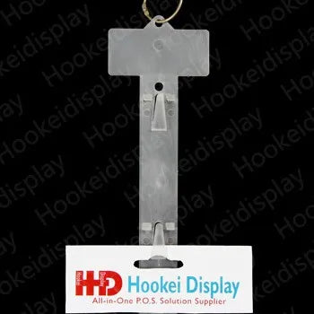Hookei Hanging Merchandise Clips Strips Injection Supermarket PVC Plastic Clips Stripss for Retail Display