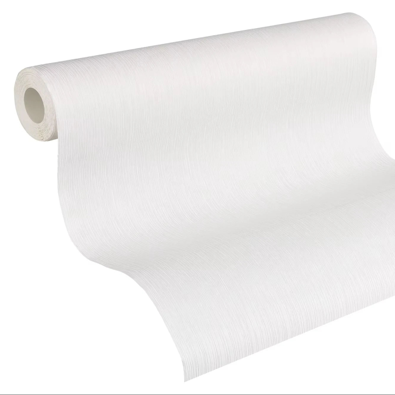 Made in Germany - Coatable Wallpaper rolls Plain Colour Paintable White Non Woven Vinyl Wallpaper for painting - 1005 x 053 m