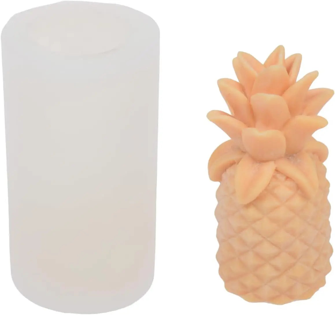 3D Pineapple Shaped Resin Handmade Soap Wax Clay Making Mold for Chocolate Candy Cupcake Dessert Baking Home Handcraft Ornaments