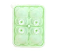 Bear Shape Reusable Ice Cube Tray Mold Food Grade Silicone Ice Cube Maker Tray Box