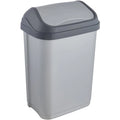 keeeper 10L Silver Swing Lid Trash Can Swantje Range
