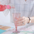 Party Unique Pink Polycarbonate Wholesale Personalized Custom Plastic Glasses Champagne Flute