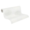 Made in Germany - Wallpaper rolls Floral Circles Cream White - Non Woven Vinyl - Graphic Wallpaper Floral - 1005 x 053 m