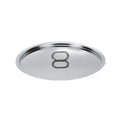 Universal 30 cm Stainless Steel AISI 430 0.6mm Thick Cookware Lid Mirror Polished Eco-Friendly Premium Wire Handle Knob Tomatto