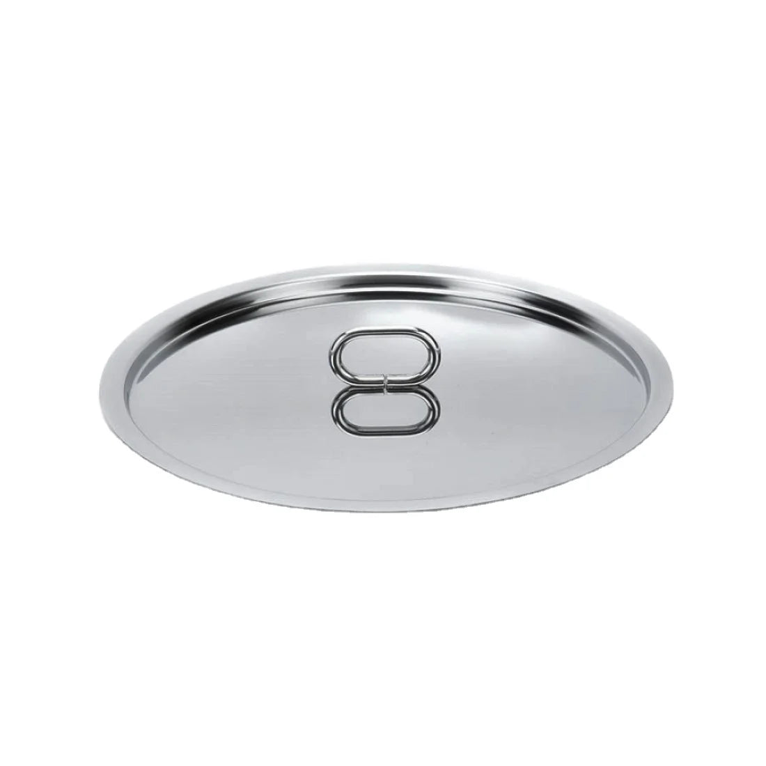 Universal 30 cm Stainless Steel AISI 430 0.6mm Thick Cookware Lid Mirror Polished Eco-Friendly Premium Wire Handle Knob Tomatto