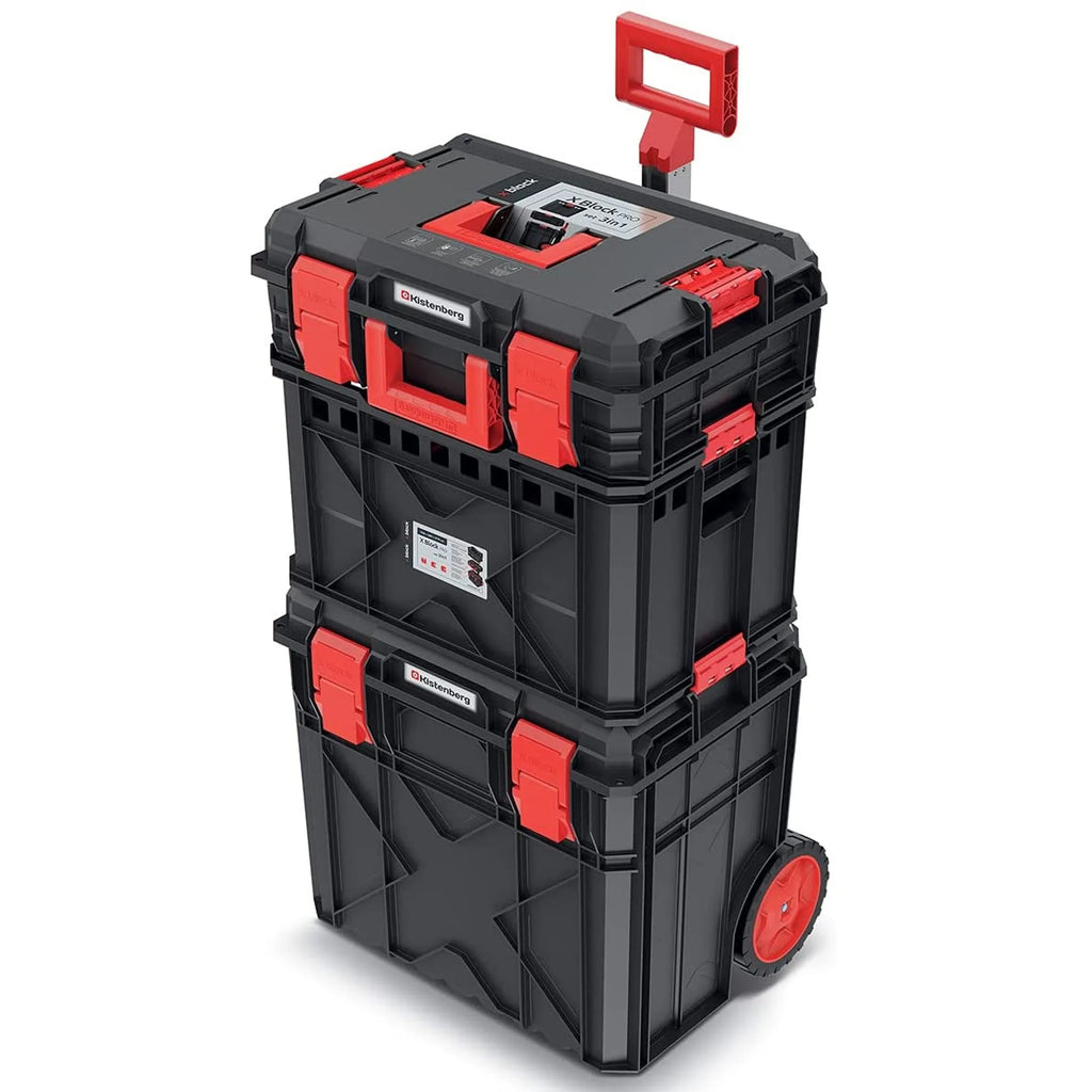 Kistenberg X Block SET modular system modular toolbox with wheels 38x54.6x97