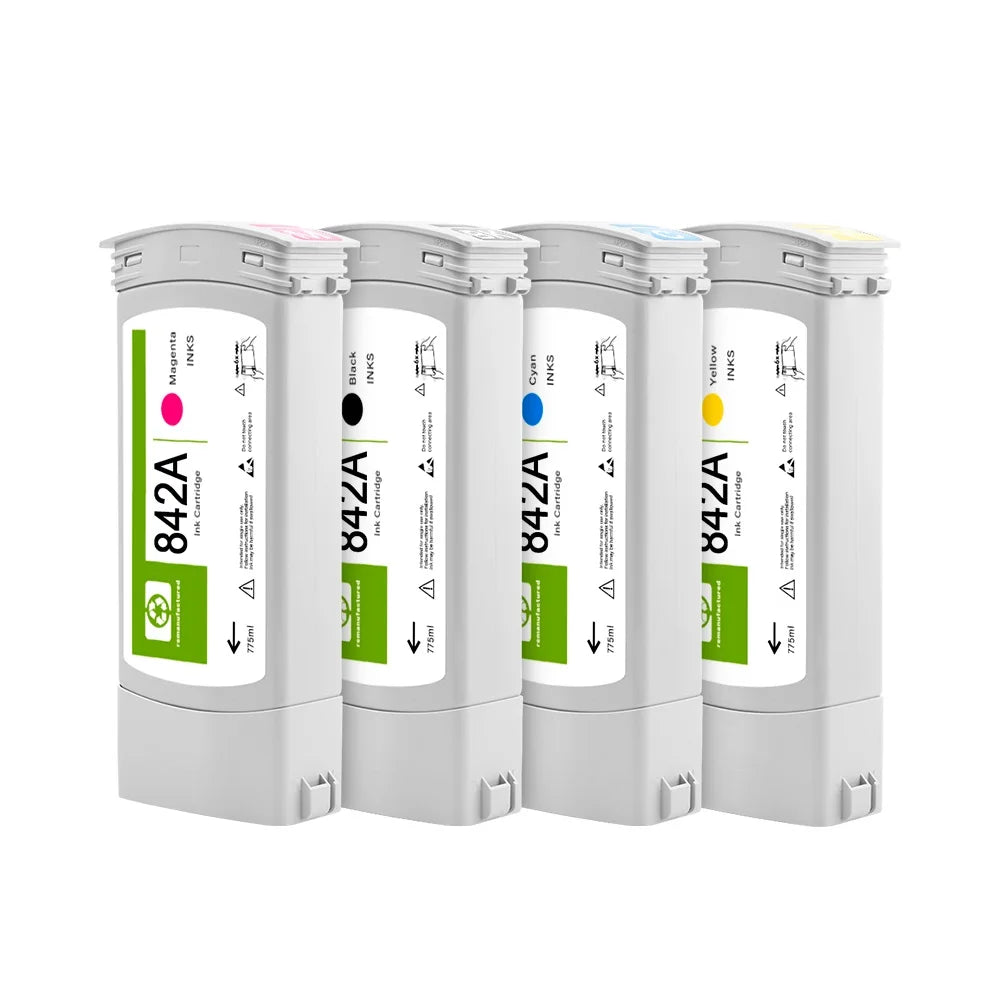 Ocbestjet for HP Pagewide 842A 100% New Remanufactured Ink Cartridge With Full Pigment Ink for HP PageWide XL 8000  Printer