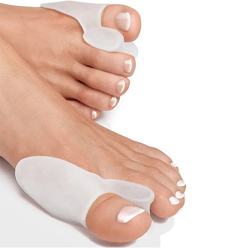 Melenlt Orthopedic Overlapping Big Toes Bunion Corrector Toe Spacers Spreader Gel Toe Separators
