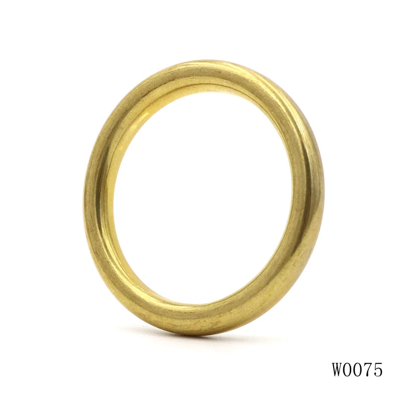 Bag Brass Hardware Supplier Heavy Duty 50mm Solid Brass O Ring