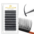 CoMango Manga Wispy Spike Cartoon Premade Wet Eyelash Extensions Dark Black Synthetic Hair Cruelty-Free Ultra-lightweight Lash