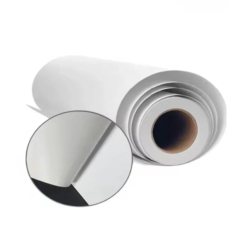 Free Sample KUNMAO PVC Self-Adhesive Vinyl Roll White Glossy Matte 1.52*50m Sav Sticker YS2510230