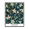Wholesale Modern Hot Selling Abstract Printing Leaf Flowers Lily Patterns Morris Style Canvas Art Prints for Hotel Projects