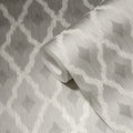 Made in Germany-Damask Pattern Beige Cream Non Woven Wallpaper Rolls-Wash Light Resistant-For Living Room Hotel Use-1005x053m