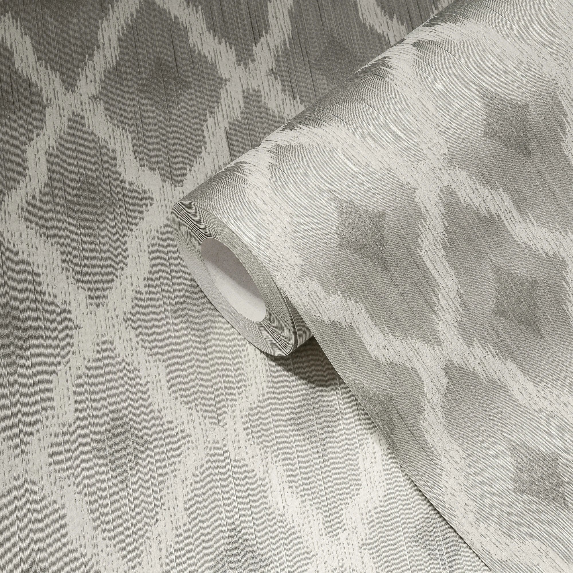 Made in Germany-Damask Pattern Beige Cream Non Woven Wallpaper Rolls-Wash Light Resistant-For Living Room Hotel Use-1005x053m