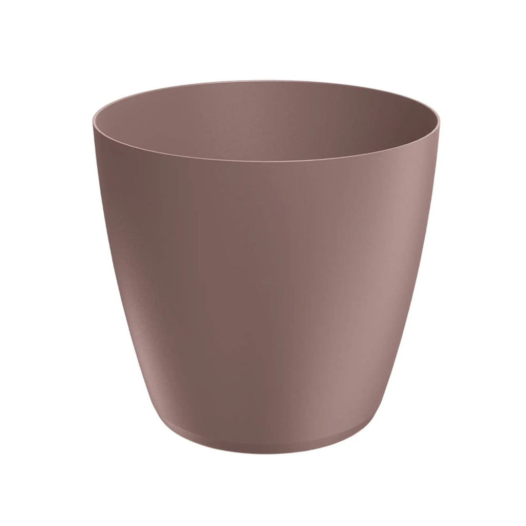 Matte pot 17.8cm marsala color