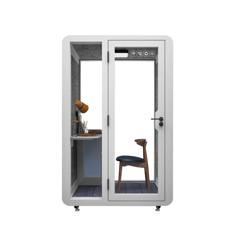 Customizable Multifunctional Modern Steel Silent Soundproof Conference Booth Adjustable Modular Design 40dB Home Office School
