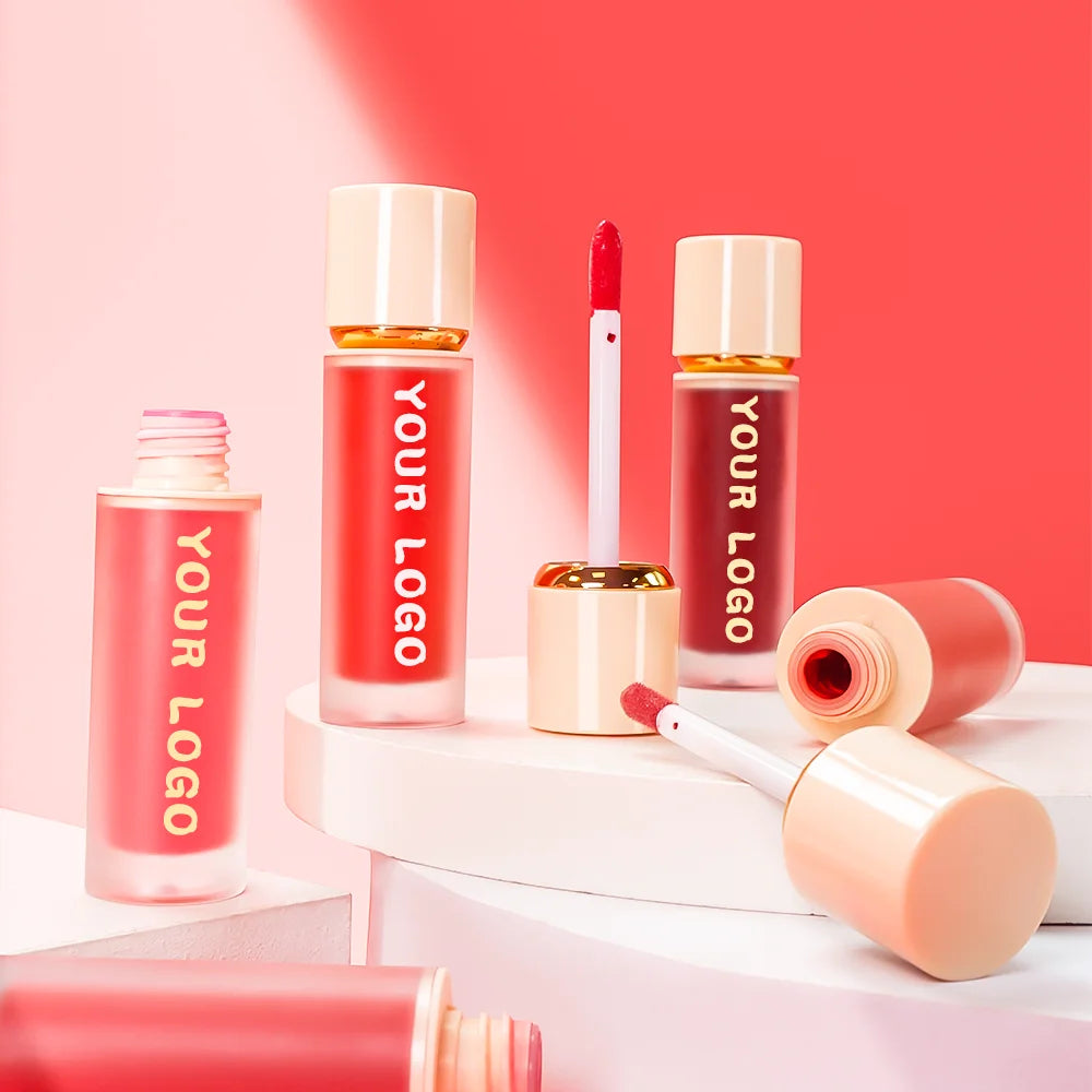 Soft Cream Blush Stick Liquid Blush Makeup for Cheeks Multi Sheer Big Brush Liquid Skin Tint Stick for Eyes and Lips Long