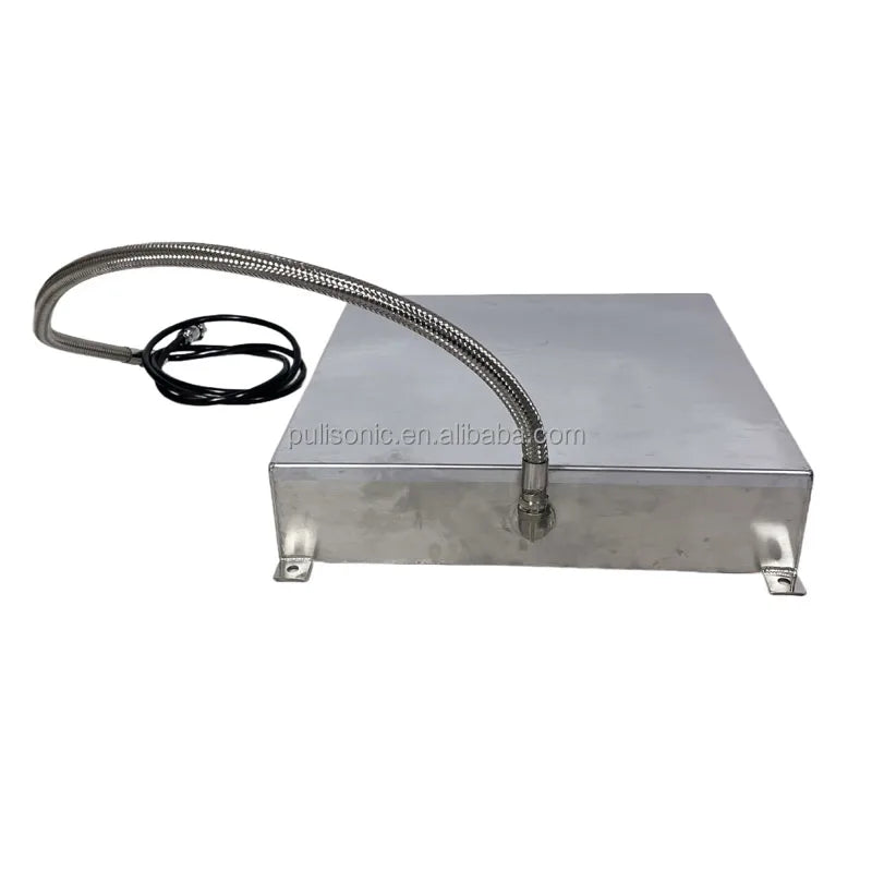 28K 220V Waterproof Ultrasonic Vibrator Plate for Gearbox Rust Cleaning Workshop Use
