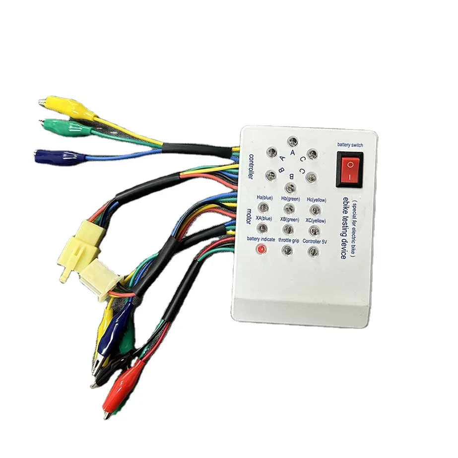 Portable E-Bike Scooter Brushless Motor Controller Tester Multifunctional 24V/36V/48V/60V/72V