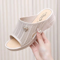 Women's Slide slippers Wholesale Summer Designer Beach Sandals Soft Sole Nonslip Versatile Home Shoes for Women & Ladies