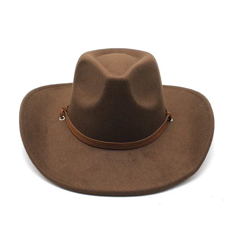 Wholesale Casual Cowl Wide Brim Soft Denim Cowboy Hat Large Size for Men and Women Fashion Party Activities