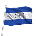 Wholesale Custom Flag of Honduras Banner No Fade Double Side  Party Outdoor Decorations Country Silk Screen Printing Flags