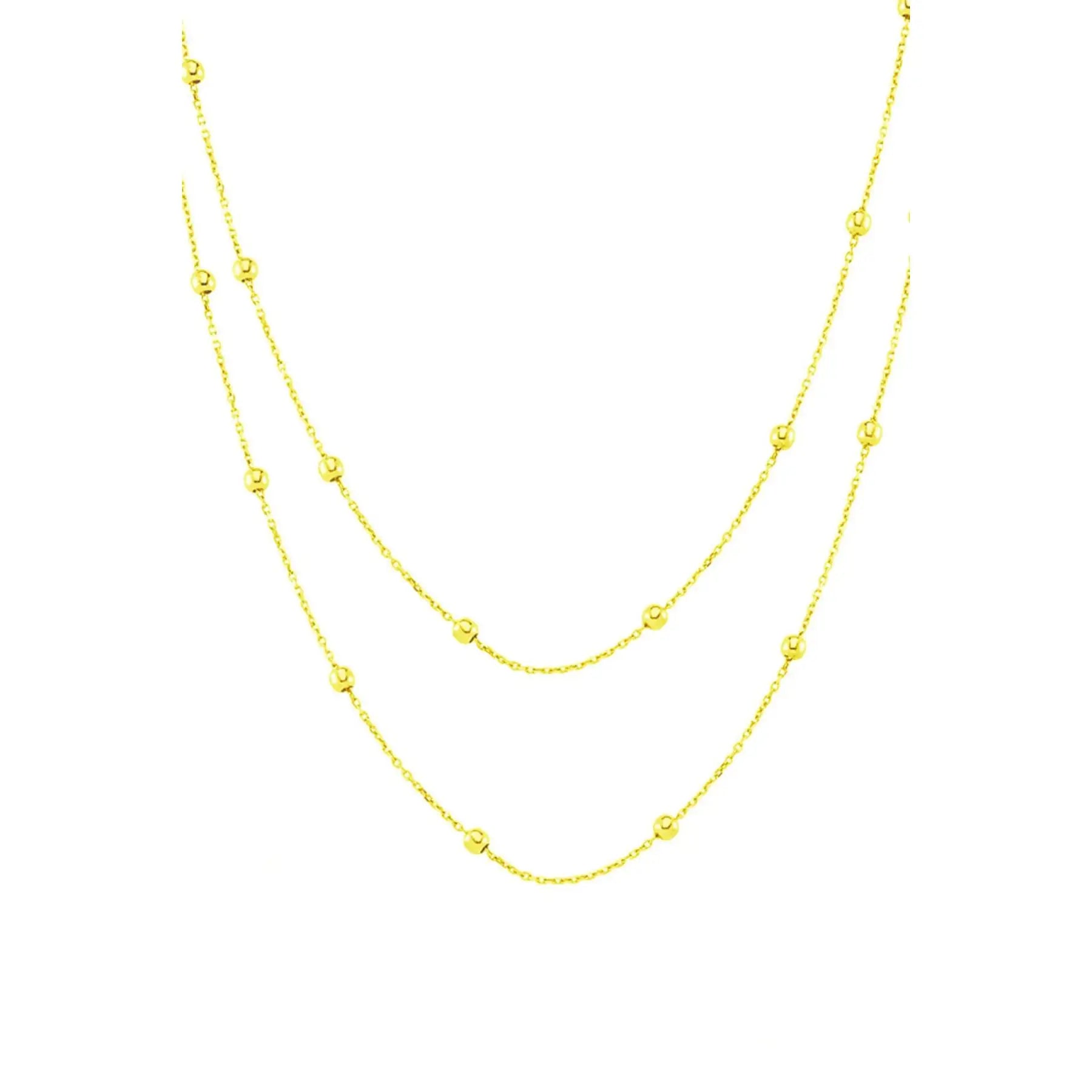 Azuris 925 Sterling Silver Fine Pendant Necklaces Double 50 Cm Bulk Chain From Turkey for Stylish Women