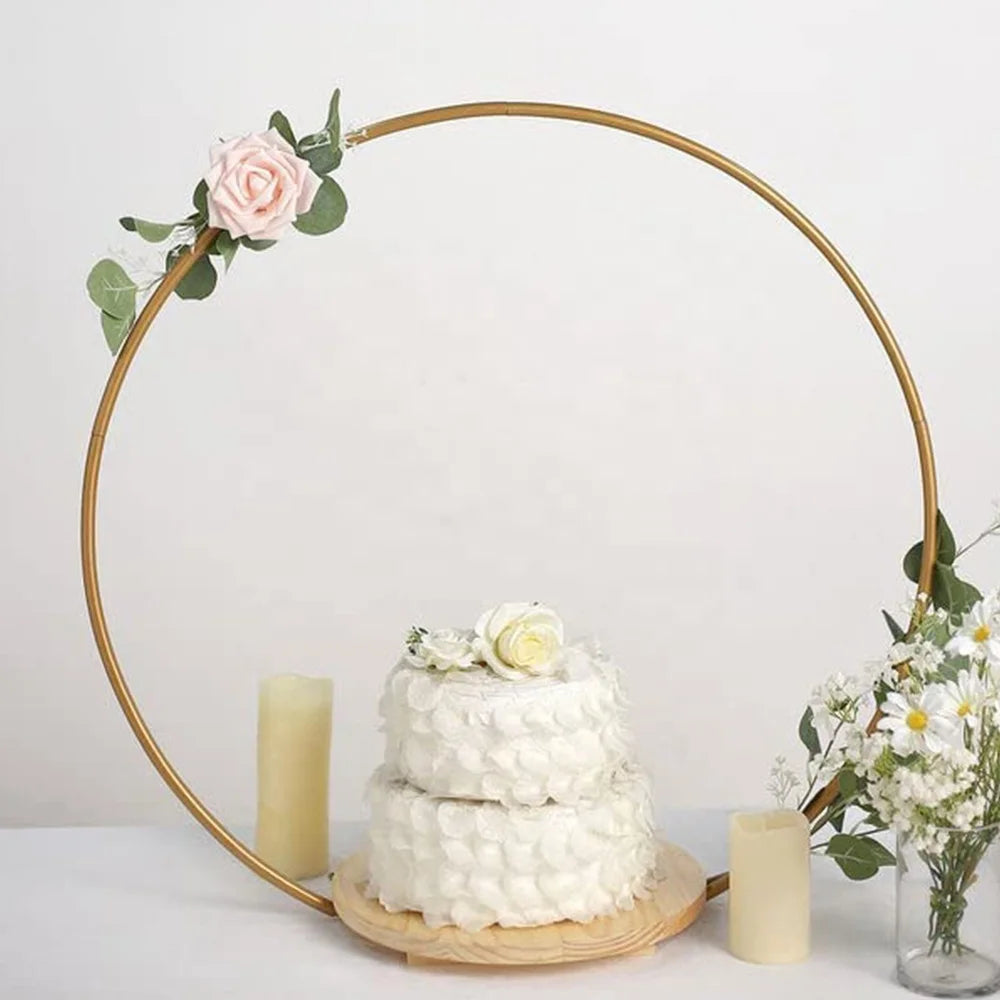 Metal Cake Stands Round Elegant Gold Cake Stand and Cupcake Stand Display for Home