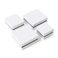 Recycled Personalized Custom logo Luxury Necklace Jewelry Boxes White Paperboard Packaging