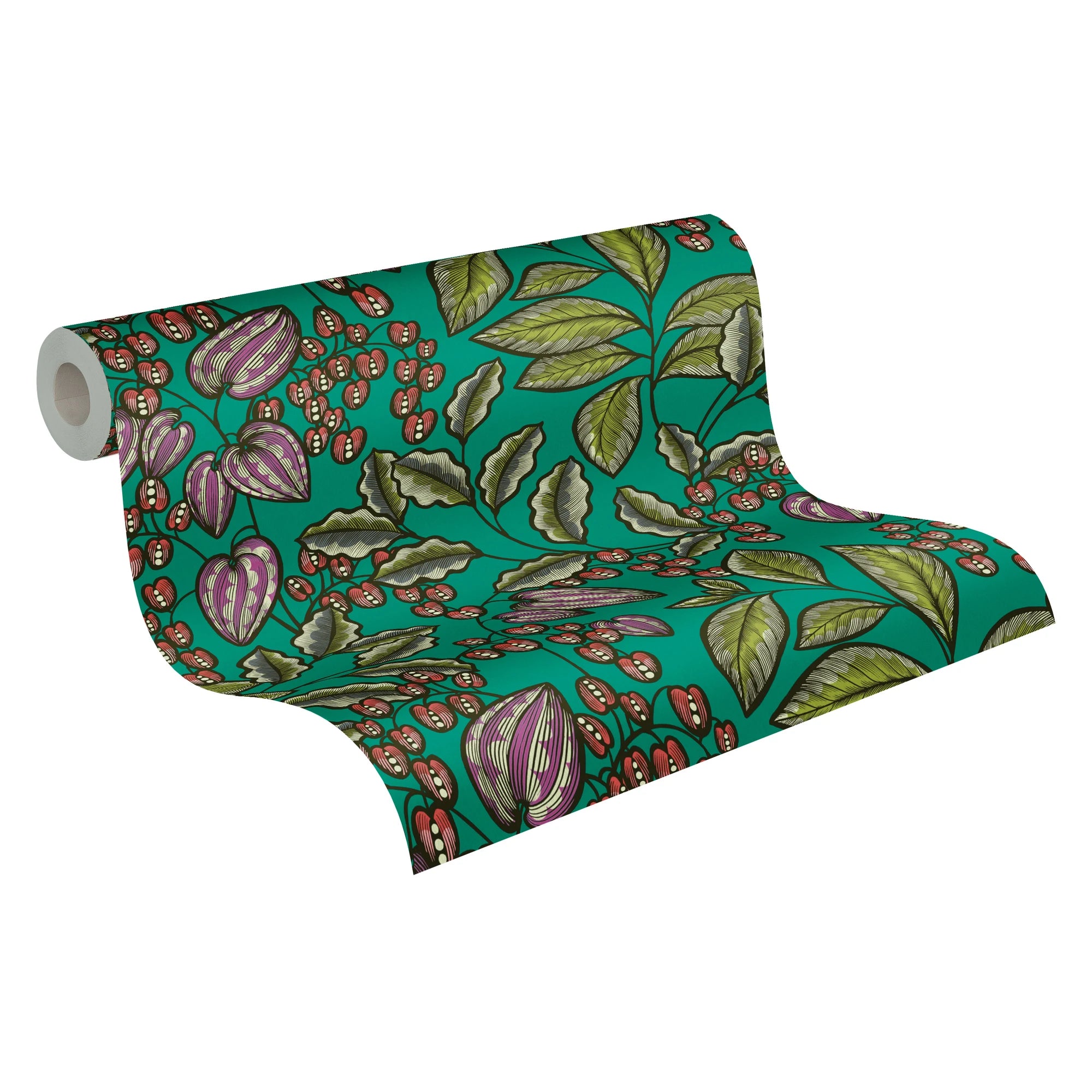 Made in Germany Luxury Non Woven Floral Wallpaper Wash-Resistant for Living Room Kitchen Gym 1005 X 053 m