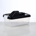 Plastic Portable 2-in-1 Travelling Combo Pet Food Storage Container Airtight Food Grade PP Stackable Large Bin Spoon MegaBDM
