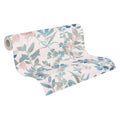 Made in Germany - Luxury Wallpaper rolls Floral MultiWhite Turquoise Grey Non Woven Contract Wallpaper Flowers - 1005 x 053 m