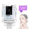 Newest Micro Dermabrasion Smart Ice Blue Oxygen Jet Skin Rejuvenation Deep Facial Cleaning Aqua Face Beauty Machine