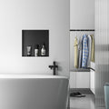 NEODRAIN Modern Frameless Square Shower Niche 12x12 Inch Matte Black-Bathroom Application Available in US Warehouse MegaBDM