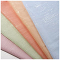 YX1260 110gsm New Summer Solid Woven Medium Thickness 100% Polyester Wrinkled Lurex Chiffon Fabric for Garments MegaBDM