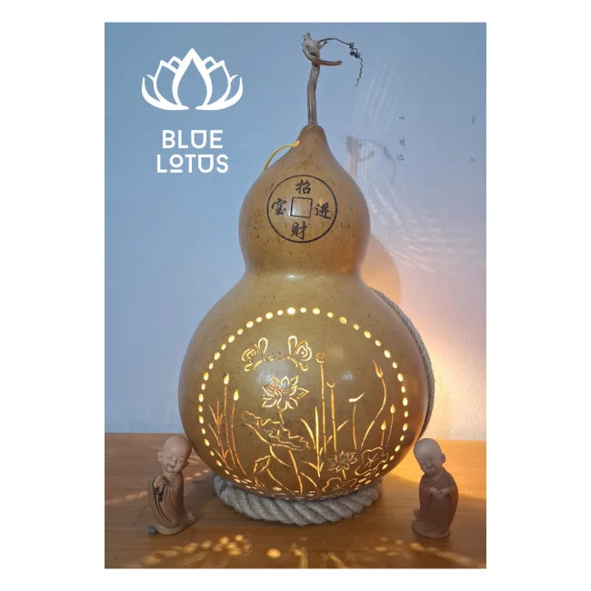 HOT SELLING & HIGH QUALITY Decorative Carved Gourds: Embrace Natural Charm & Artisan Craftsmanship. AVAILABLE Now! - BLUE LOTUS