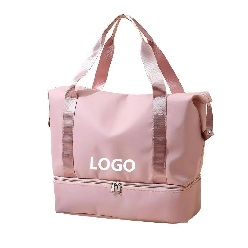 Customized Logo Wholesale Tote Bags Dry-Wet Separated Yoga Bag for Travelling Handbag Multi-functional Travel Bag