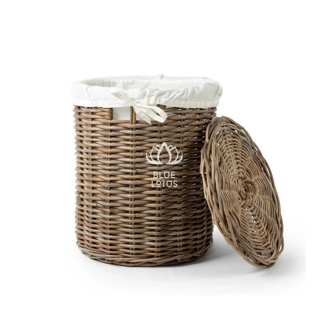 CUSTOMER APPROVED Handmade Rattan Basket from Blue Lotus Perfect for Laundry and Towel Storage 2025