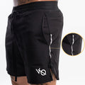Woven Quick-Dry Training Sports Shorts for Men - Outdoor Fitness Running Reflective Squat Exercise Pants