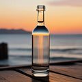 Wholesale Factory Price 50ml 5cl Whisky Vodka Rum Bottle Mini Empty Liquor Glass Bottle with Cap