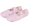 EU Pink Girls Elastic Ballet Shoes Cross Straps Elastic PU Leather Sports Dance Shoes(Toddler/Little/Big Kid/Women)
