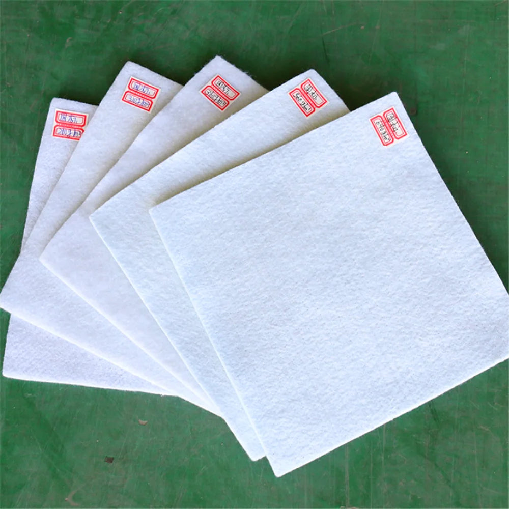 150g 200g 300g Polypropylene Polyester Fiber Ground Cover Fabric Long Fiber Needle Punched Nonwoven Geotextile