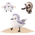 China Factory's Flapping Bird Cat Toys Lifelike Sandpiper Rechargeable Interactive Kitten Toy with Catnip Plush Material