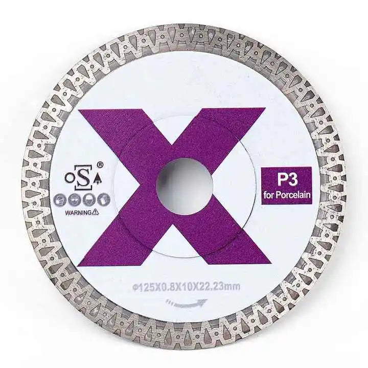 Raizi P3 Long Life Porcelain Diamond Saw Blade with 10mm Reinforced Hub Tile Cutter for Porcelain and UltraCompact Surfaces MegaBDM
