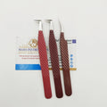 90 Degree Stainless Steel Tweezers Hand Tested Tweezers Custom Logo & Packing Available